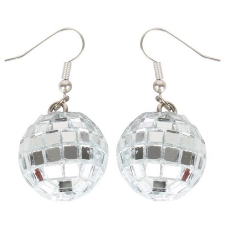 Endless Games Groovy Disco Mirror Ball Earrings EN3335683